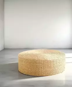 Round Handmade Bamboo Meditation Cushion