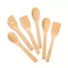 8-Piece Bamboo Cooking Utensil Set with Spatula, Cooking Spoon, Salad Strainer and Other Styles