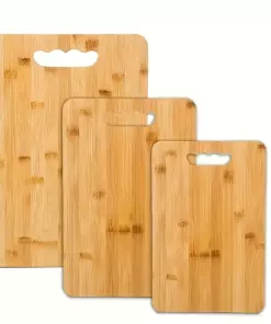 3-Piece Bamboo Cutting Board Set