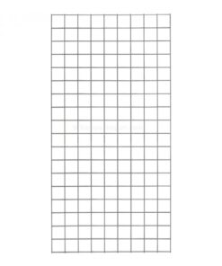 Galvanised Steel Mesh Panel, 10 x 10 Mesh, 90 x 180 cm