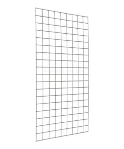 Galvanised Steel Mesh Panel, 10 x 10 Mesh, 90 x 180 cm