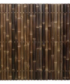 Giant Black Bamboo Fence Panel 180 x 180 cm