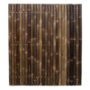 Giant Black Bamboo Fence Panel 180 x 200 cm