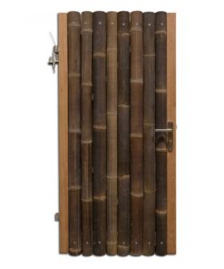 Giant Black Bamboo Gate 100 x 200 cm