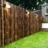 Giant Black Bamboo Fence Panel 90 x 180 cm