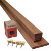Wooden Installation Kit for Bamboo Fence 180 cm