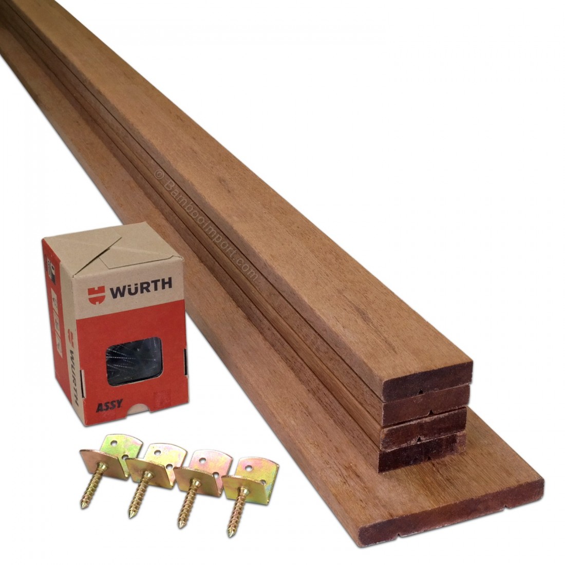 hardhouten-montageset-1100x1100-2.jpg Wooden Installation Kit for Bamboo Fence 180 cm