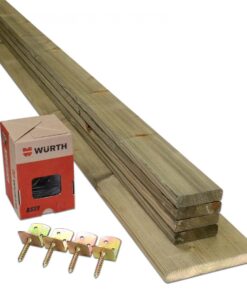 Wooden Installation Kit for Bamboo Fence 180 cm