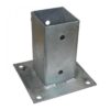 Post Base Plate, Hot-Dip Galvanized, 71 x 71 mm