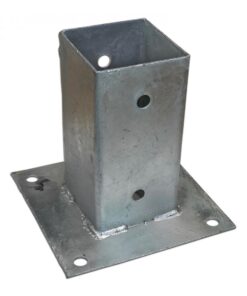 Post Base Plate, Hot-Dip Galvanized, 71 x 71 mm