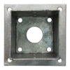 Post Base Plate, Hot-Dip Galvanized, 91 x 91 mm