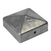 Pyramid Post Cap, Galvanized, 71 x 71 mm