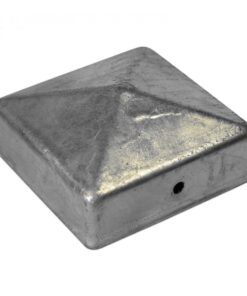 Pyramid Post Cap, Galvanized, 71 x 71 mm