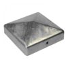 Pyramid Post Cap, Galvanized, 91 x 91 mm