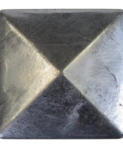 Pyramid Post Cap, Galvanized, 91 x 91 mm