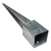 Post Spike, Hot-Dip Galvanized, 91 x 91 x 750 mm