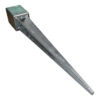 Post Spike, Hot-Dip Galvanized, 91 x 91 x 750 mm
