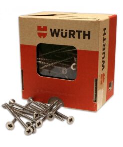Stainless Steel Countersunk Screws 4 x 60 mm &ndash; 100 pcs