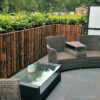 Trendline Black Bamboo Fence Panel 180 x 100 cm
