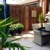 Trendline Black Bamboo Fence Panel 180 x 180 cm