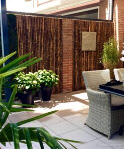 Trendline Black Bamboo Fence Panel 180 x 180 cm