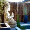 Trendline Black Bamboo Fence Panel 180 x 200 cm