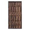 Black Woven Bamboo Fence, Vertical, 90 x 180 cm