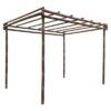 Black Bamboo Pergola Kit 3 x 3 m