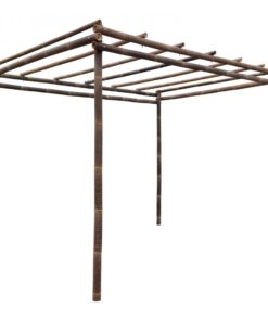 Black Bamboo Pergola Kit 2 x 3 m