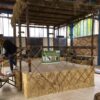 Black Bamboo Pergola Kit 3 x 4 m