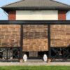 Black Bambublind 150 x 200 cm