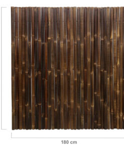 Black Bamboo Screening Roll Deluxe 180 x 200 cm