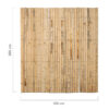 Half-Round Black Bamboo Fence Roll 180 x 200 cm
