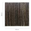 Black Bamboo Fencing Roll 180 x 180 cm