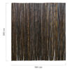 Black Bamboo Fence 180 x 200 cm