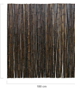 Black Bamboo Fence 180 x 200 cm
