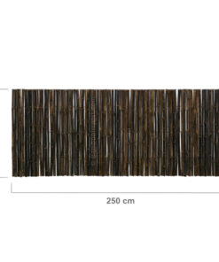 Black Bamboo Fencing Roll 250 x 100 cm