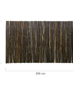 Black Bamboo Fencing Roll 250 x 150 cm