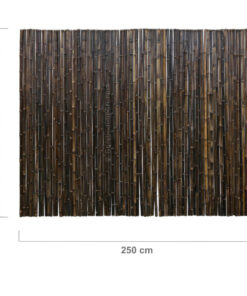 Black Bamboo Fencing Roll 250 x 200 cm