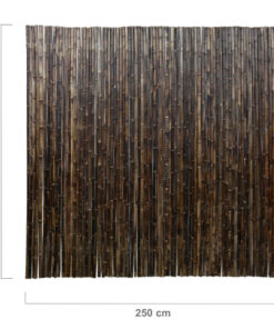 Black Bamboo Fencing Roll 180 x 250 cm