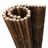 Black Bamboo Fence Roll Deluxe 180 x 180 cm