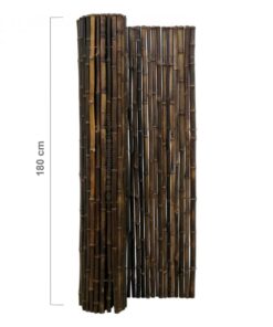 Black Bamboo Fencing Roll 180 x 180 cm