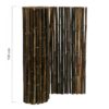 Black Bamboo Fencing Roll 250 x 100 cm