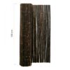 Black Bamboo Fencing Roll 250 x 150 cm