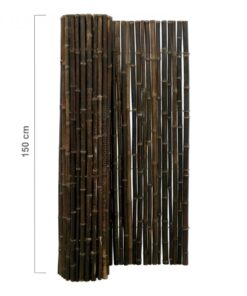Black Bamboo Fencing Roll 250 x 150 cm