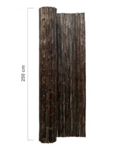 Black Bamboo Fencing Roll 180 x 250 cm