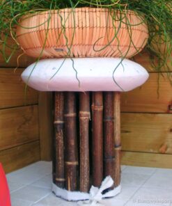Nigra Black Bamboo Pole &Oslash; 1.5-2 x 300 cm