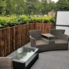 Trendline Black Bamboo Fence 90 x 180 cm