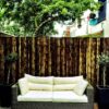 Trendline Black Bamboo Fence 90 x 180 cm