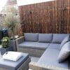 Black Bamboo Fencing Roll 250 x 100 cm